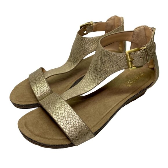 S2C3 Reaction Kenneth Cole Great Gal Ankle Strap Sandal Women's 6M - Picture 2 of 6